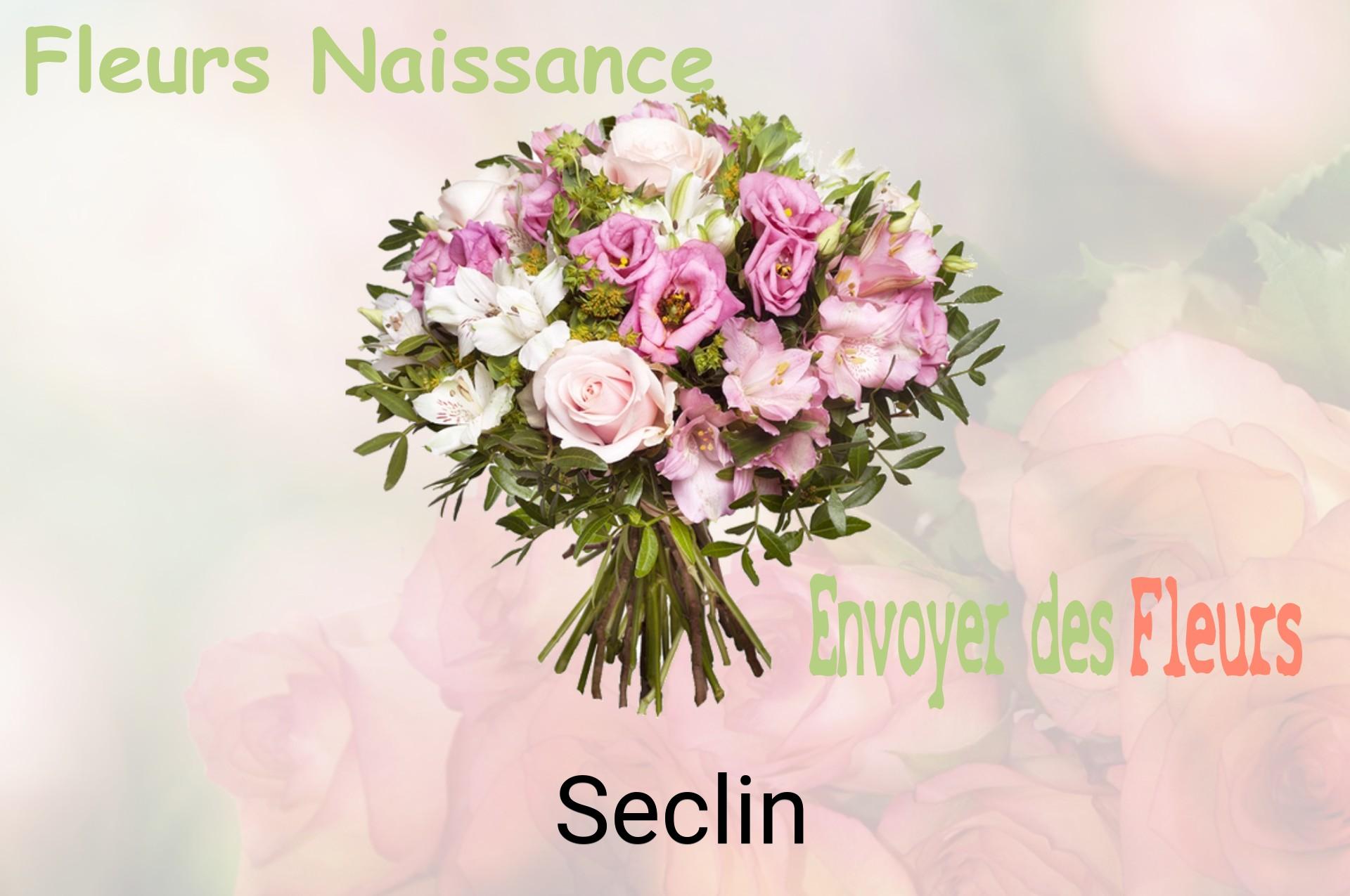 Bouquet de fleurs de naissance livré à Seclin